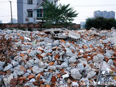 城市拆遷后建筑垃圾與生活垃圾的流向與處理方式